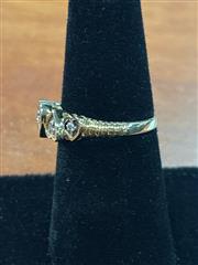 Lady's Gold Heart Ring 10K Yellow Gold 2.49g Size:6